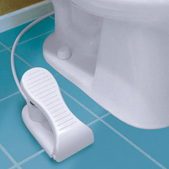 Hands Free Toilet Flusher Foot Pedal Toilet Flush Adapter