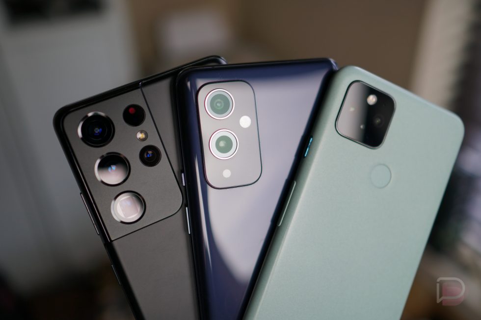 Camera Comparison OnePlus 9 vs. Pixel 5 vs. Galaxy S21