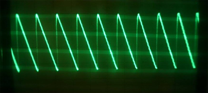 Mini Sawtooth generator circuit using transistors