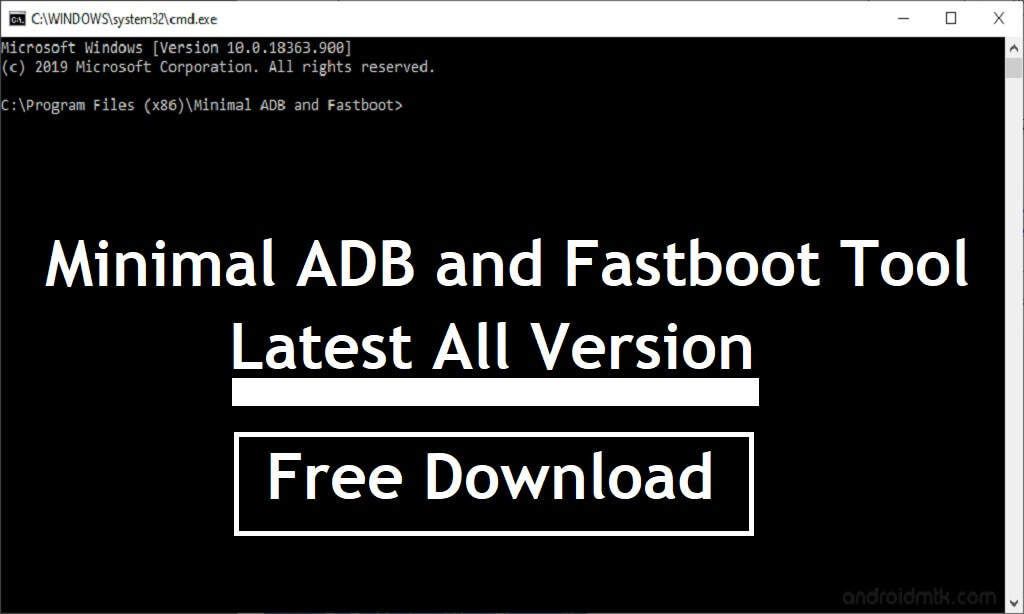 Download Minimal ADB and Fastboot Tool for Windows (all