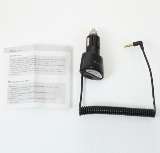 Advanced Bluetooth Hands-free Call Cigarette Lighter Rechargeable Car