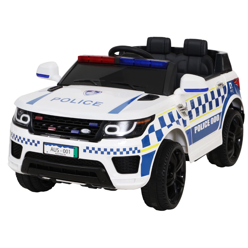 Rigo Kids Ride On Car Inspired Patrol Police Electric Powered Toy Cars