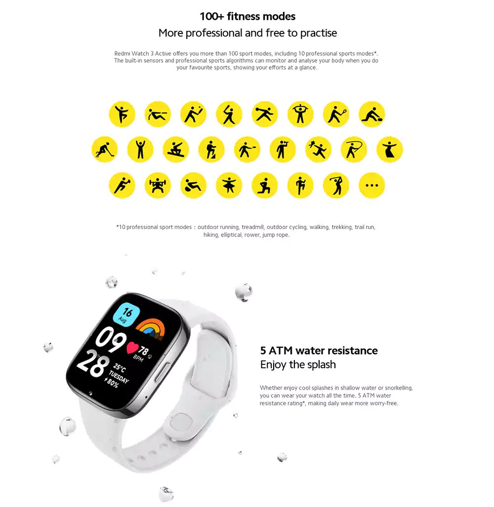 Redmi Watch 3 Active Smartwatch Price in Bangladesh