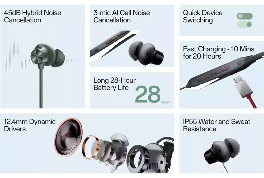 OnePlus Bullets Wireless Z2 ANC Price in Bangladesh