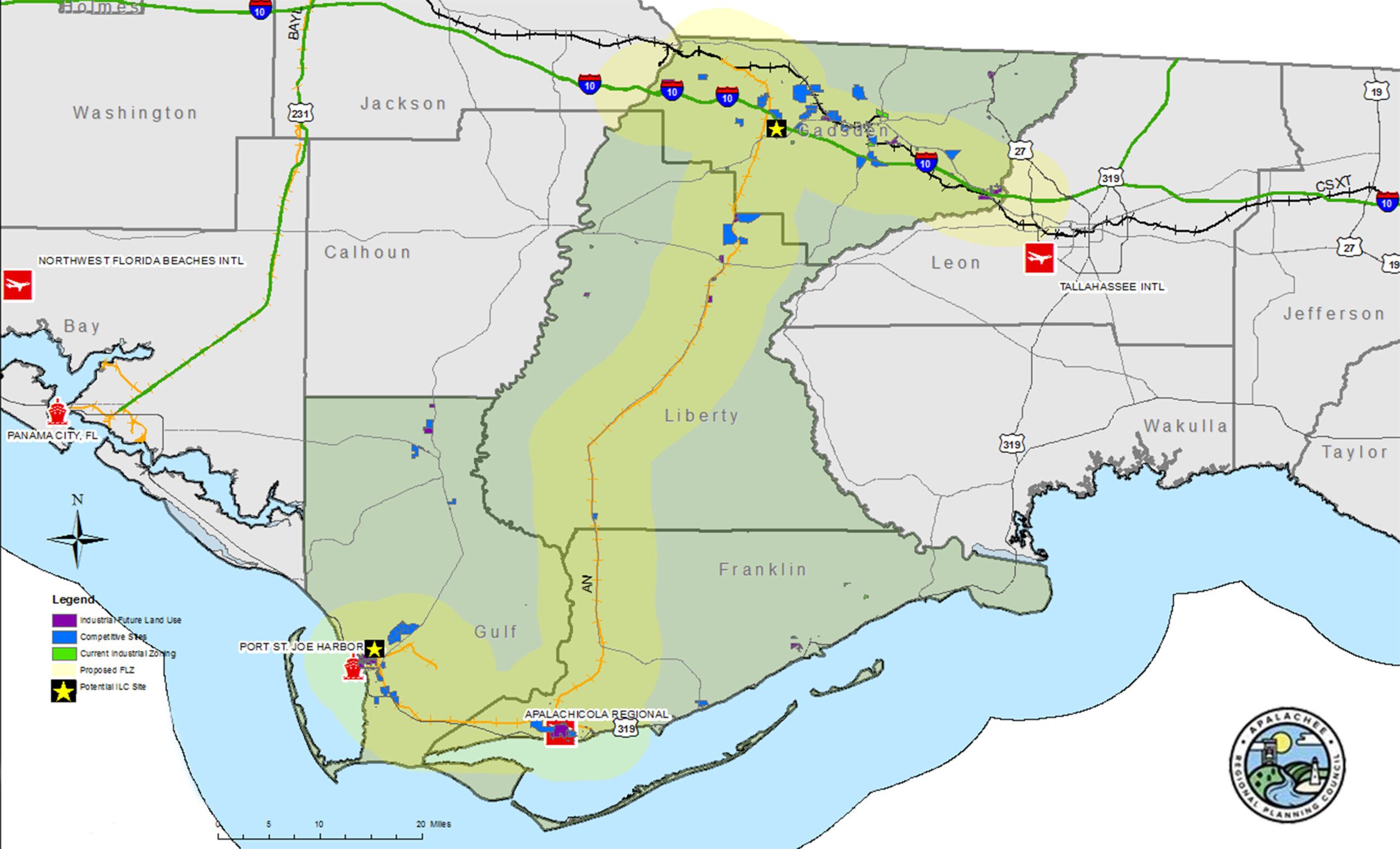 Figure 3. FLZ Land Use_Building Blocks Map3x Gadsden County