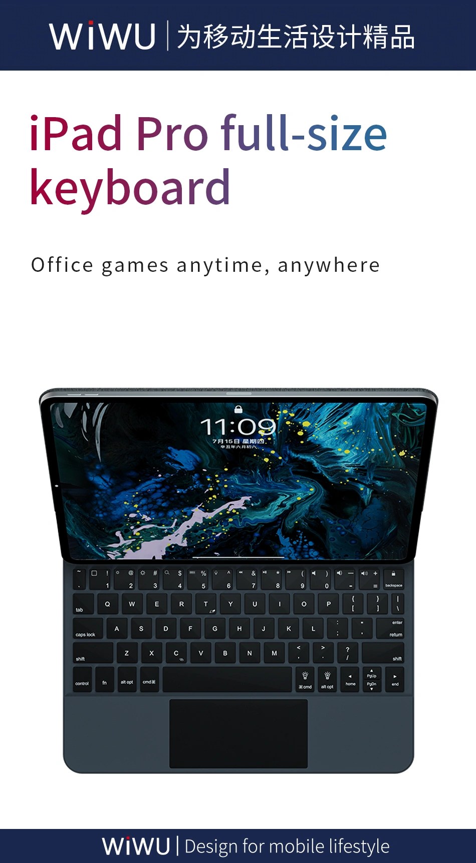 WiWU Magic Keyboard for iPad 10.9 / 11 Inch GadStyle BD