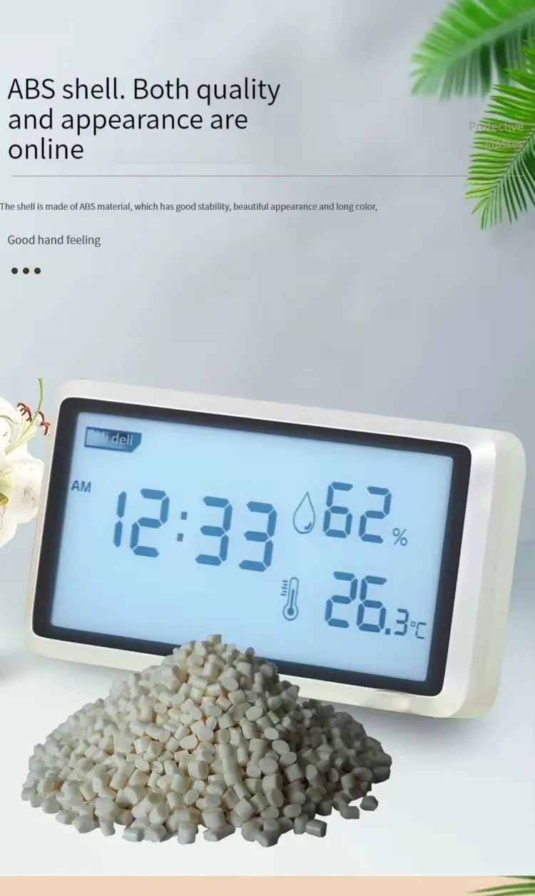 Xiaomi Deli DL336003 Temperature Humidity Meter Alarm Clock Sensor