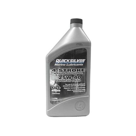 Quicksilver 25W-40 Synthetic Blend Marine Engine Oil Gael Force Marine