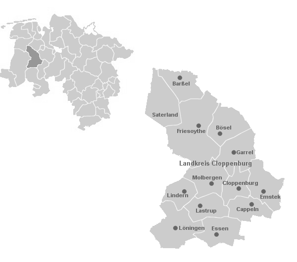 Cloppenburg Karte Deutschland Bauen & Wohnen im Landkreis Cloppenburg Gutachterausschüsse für