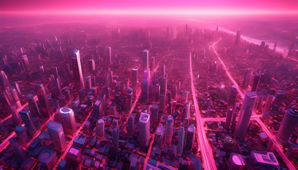 Gag City created with NightCafe AI