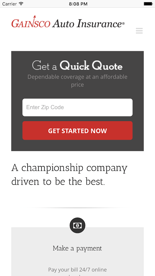Customer Service Information GAINSCO Auto Insurance®