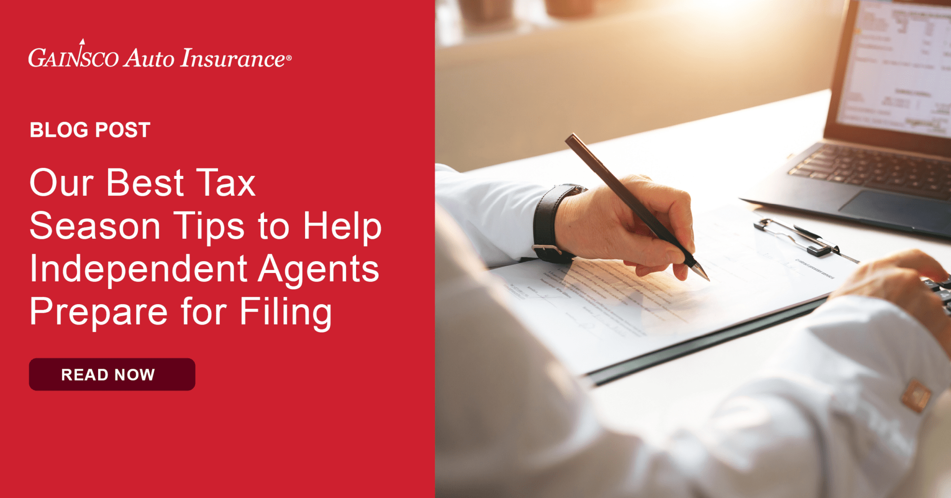 5 Tax Season Tips for Independent Insurance Agents GAINSCO Auto
