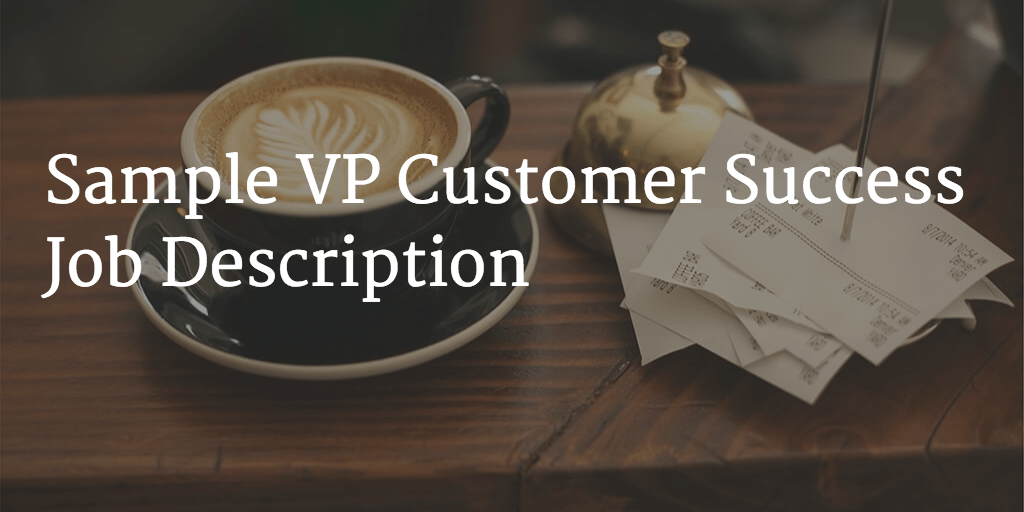 Sample VP Customer Success Job Description