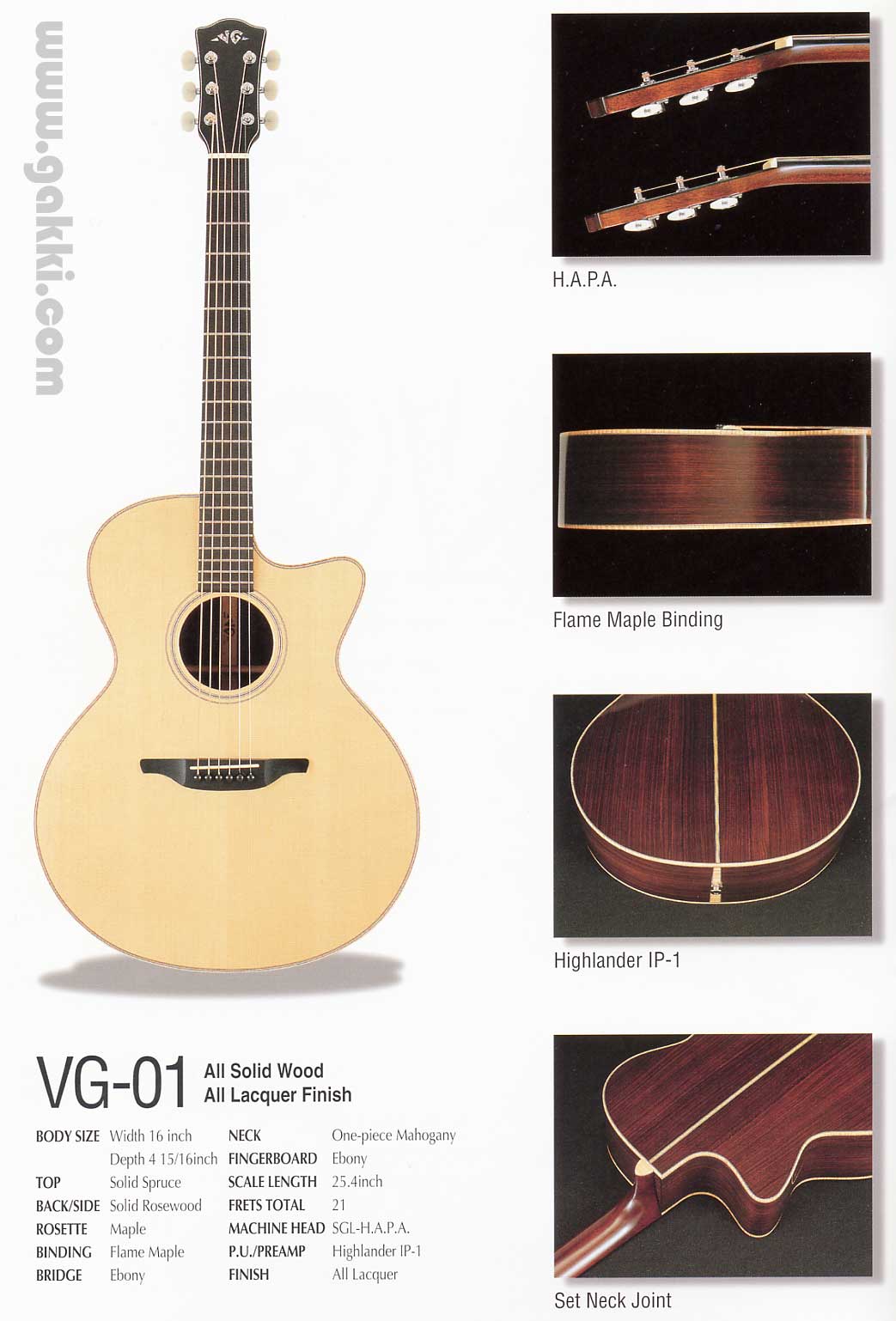 【ガッキコム】VGギター～VG Guitars～