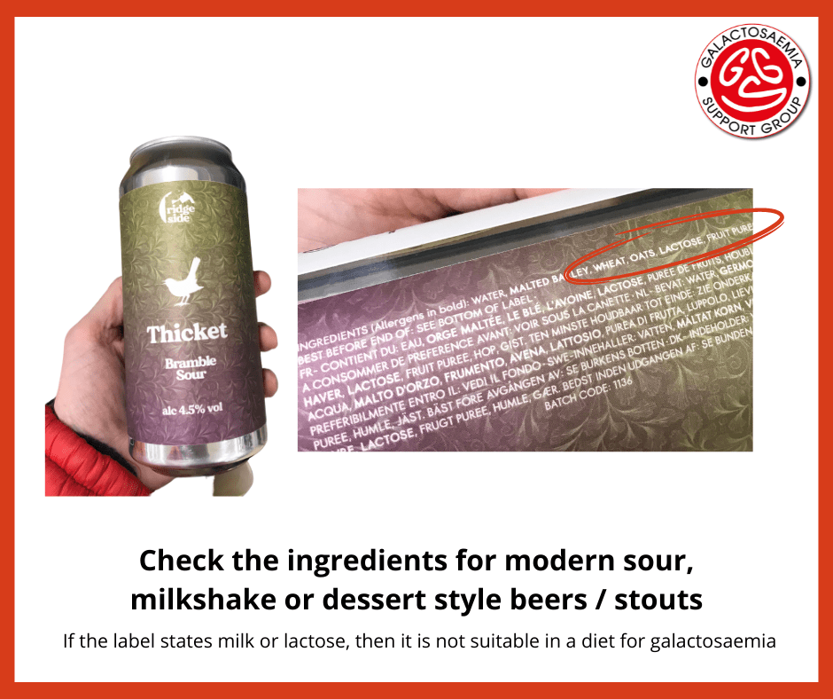 Lactose additions to modern style craft beers; What does this mean for