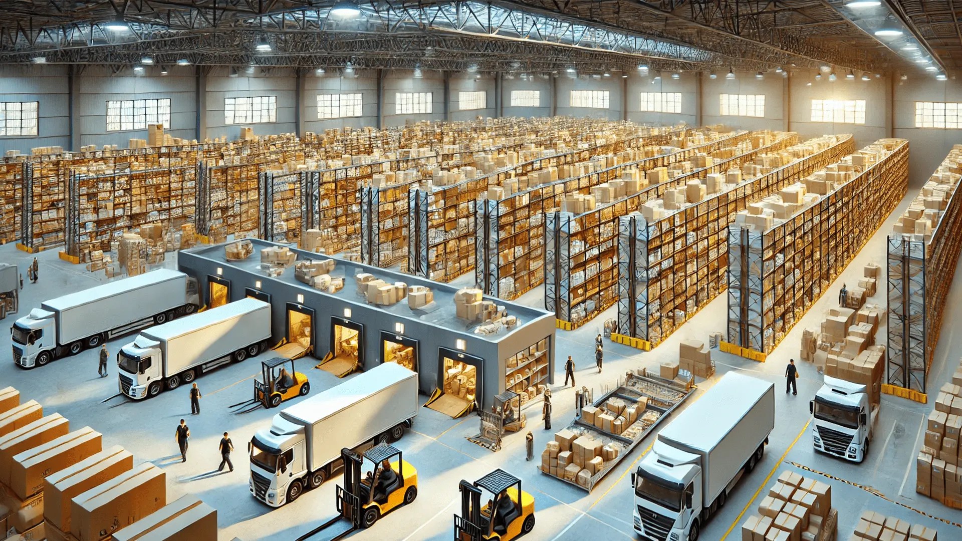Difference between warehouse and distribution center