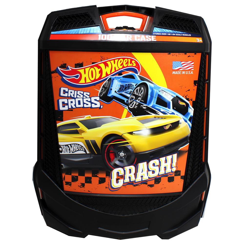 VALISE HOT WHEELS POUR 100 AUTOS Camions, armes et superhéros / VÉHICULES
