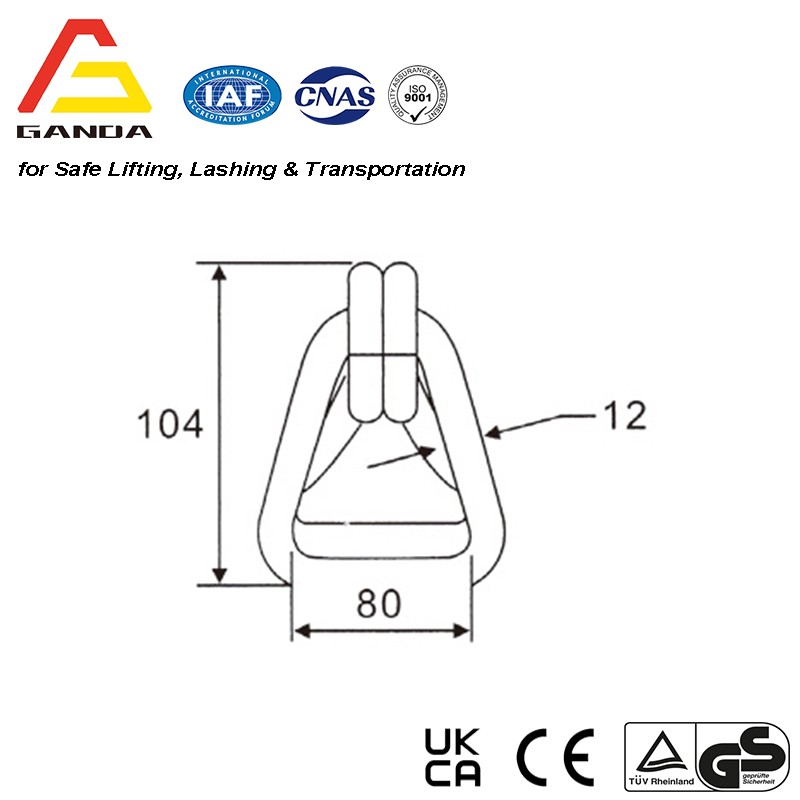 75MM 10T Double J Hook,10T Ratchet buckle, cam buckle, one way buckle