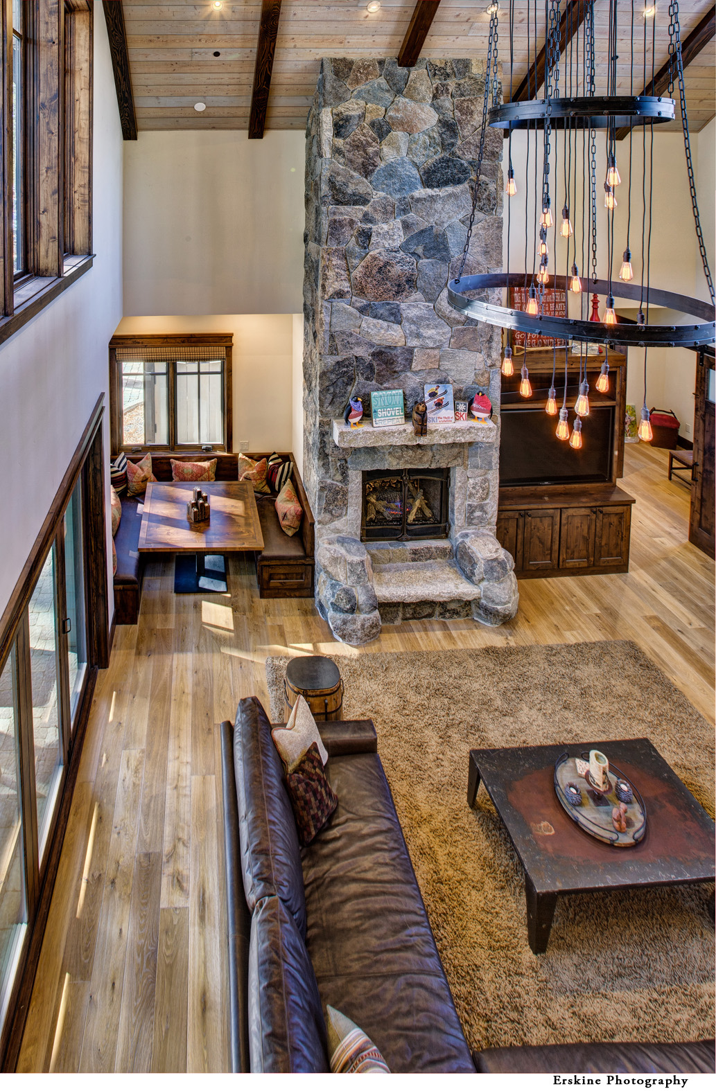 Gallagher Construction TOP VIEW OF LIVING ROOM Gallagher Construction