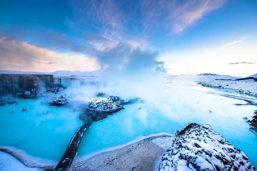Iceland hot spring