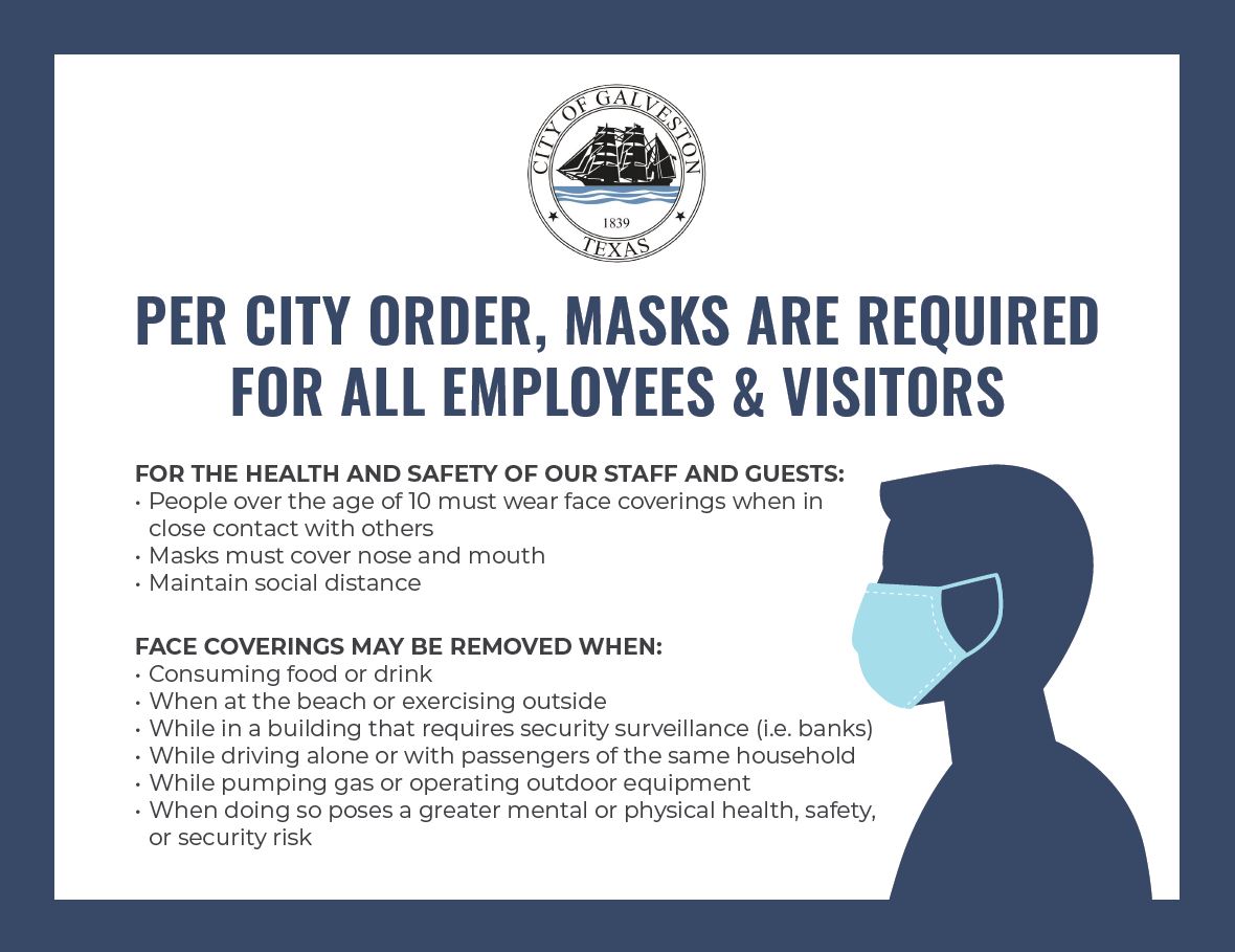 Galveston Mandatory Masking Order June 23, 2020 Seascape Home