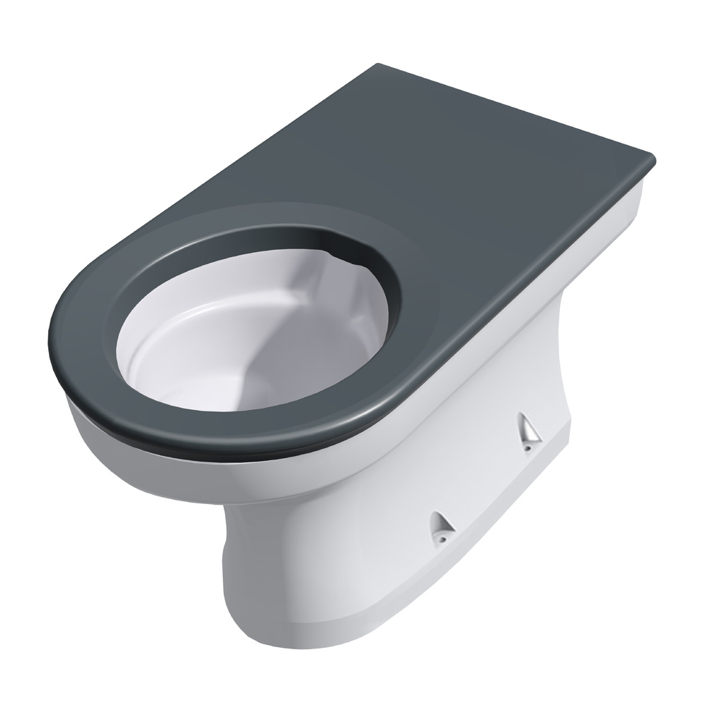 Wallgate AntiLigature, AntiVandal Disabled Solid Surface BTW Pan S&P