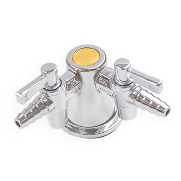 GalvinLab® CPBS Lab 2Way Straight Gas Turret Type 40 90°