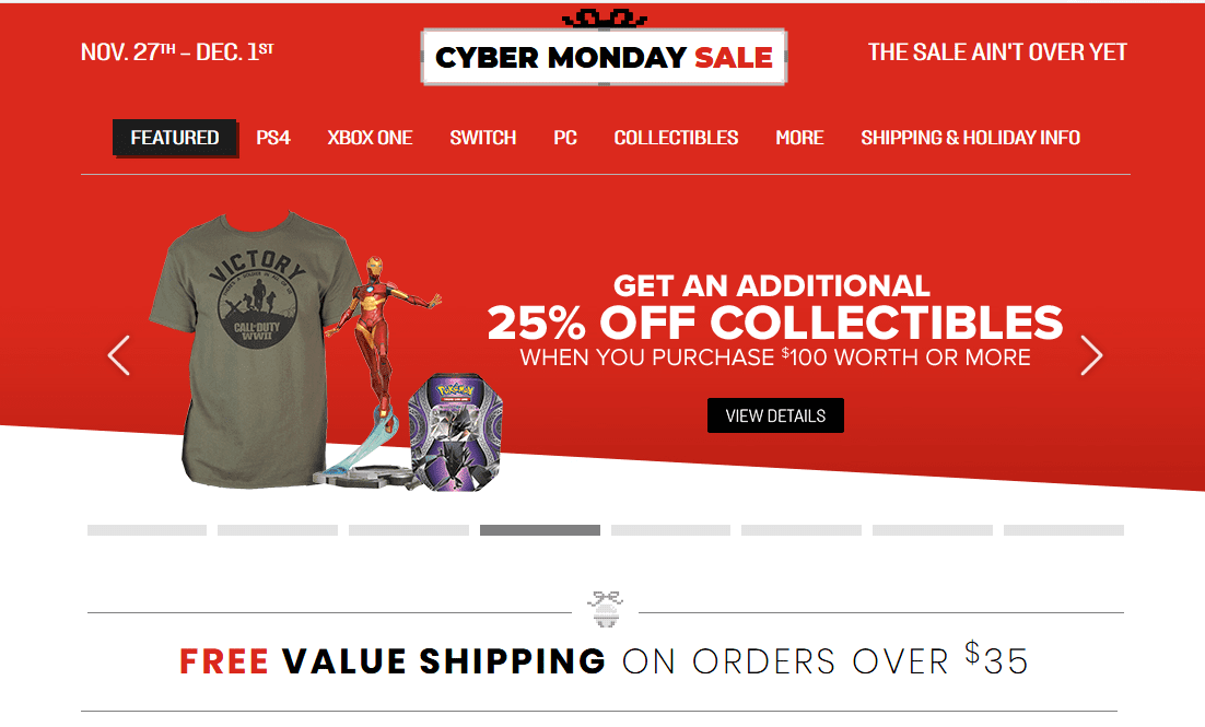 GameStop's Cyber Monday Deals GAMBIT MAGAZINE