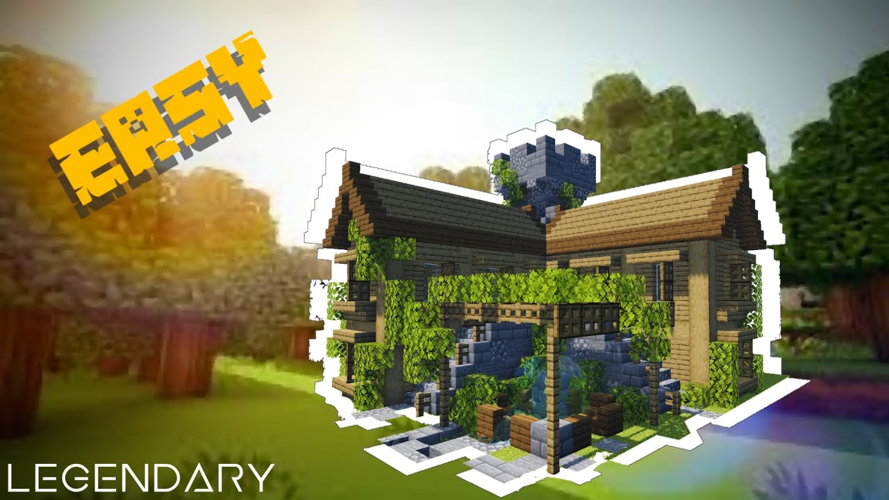 How to Build a Large Survival House in Minecraft Tutorial Game