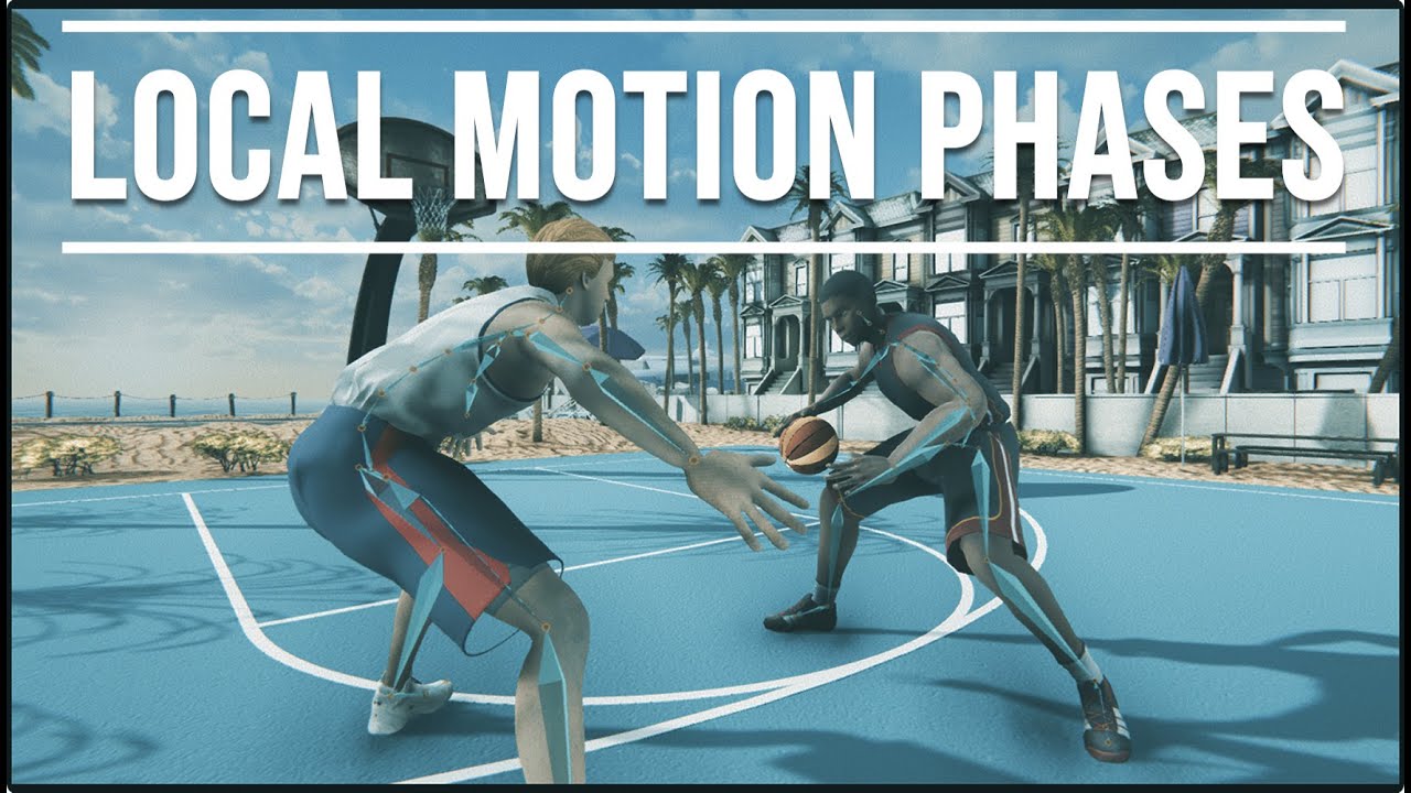 Local Motion Phases for Learning MultiContact Character Movements