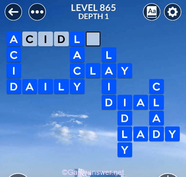 Wordscapes Level 865 Answers [ + Bonus Words ] Michael