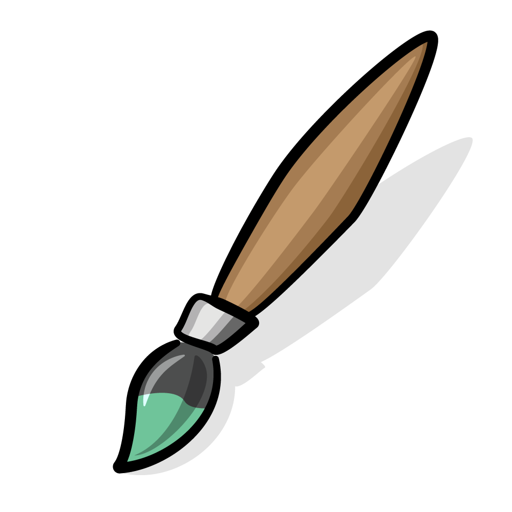 Paintbrush Game Art Guppy