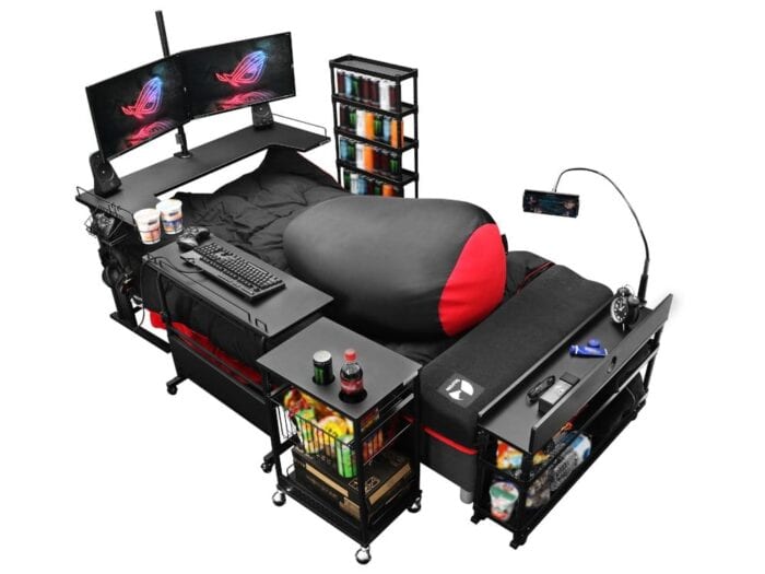 You Can Now Buy Gaming Beds And They're Not Just For 'Lazy' Gamers