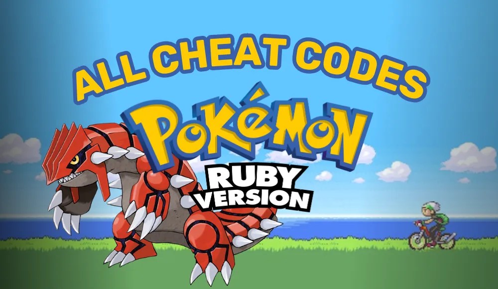 🔍All Cheat Codes | Pokemon Ruby✓