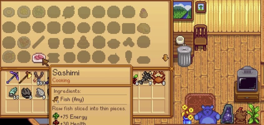 How to get Sashimi in Stardew Valley GameCMD