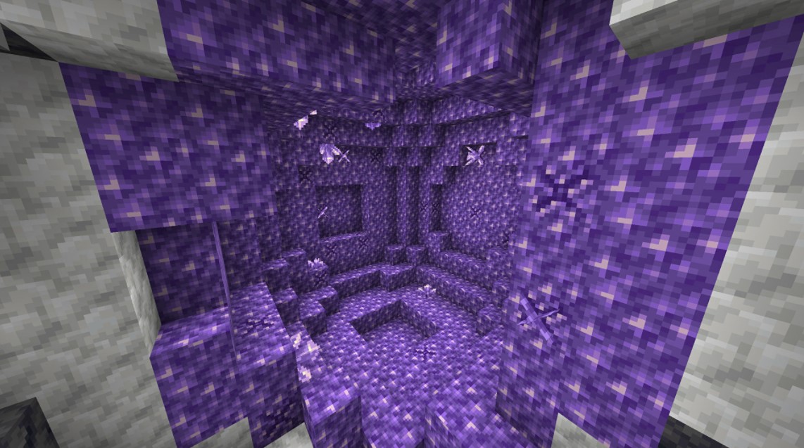 How to get amethyst shards in Minecraft GameCMD