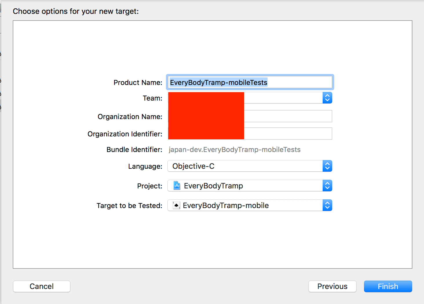 How to set unit test environment in xcode9 with cocos2dx