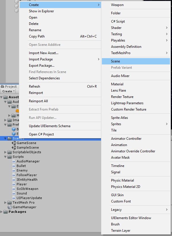 Full Unity 2D Game Tutorial 2019 Main Menu UI