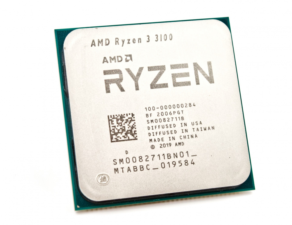 AMD Ryzen 3 3100, 4 Core 8 Thread AM4 CPU 3.6/3.9Ghz 65W
