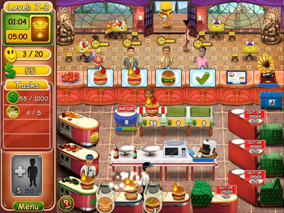 Burger Bustle Ellie's Organics Walkthrough GameHouse