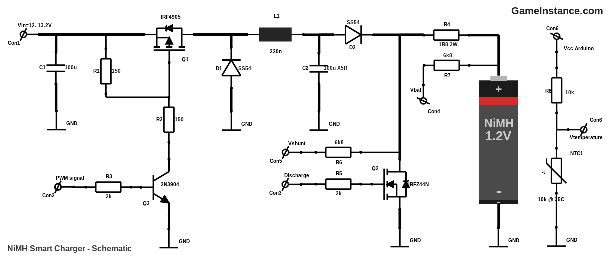 12v Nimh Battery Charger Circuit Diagram - Circuit Diagram