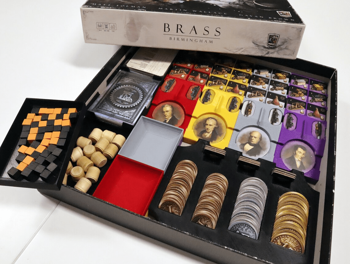 Insert / Organizer suitable for Brass Birmingham Gamemaker.eu