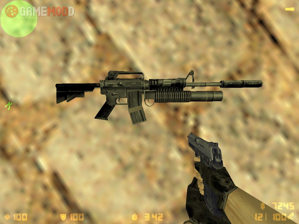 Tactical M4a1 » CS 1.6 Skins Weapons Colt M4A1 GAMEMODD