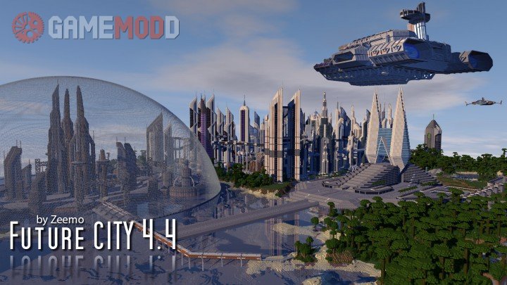 Future CITY 2.1 [1.8] [1.7.10] » Minecraft Maps GAMEMODD