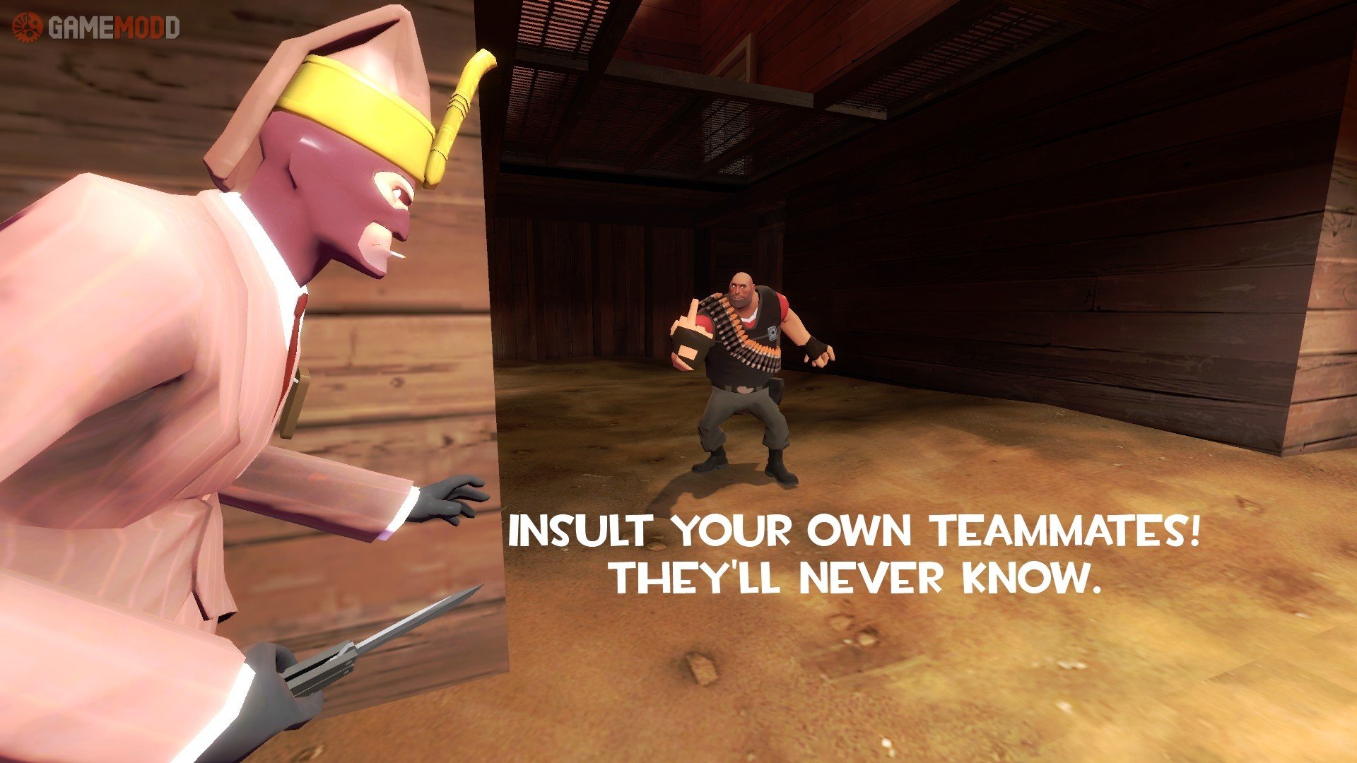 Heavy Flip Taunt » TF2 Skins All Class GAMEMODD