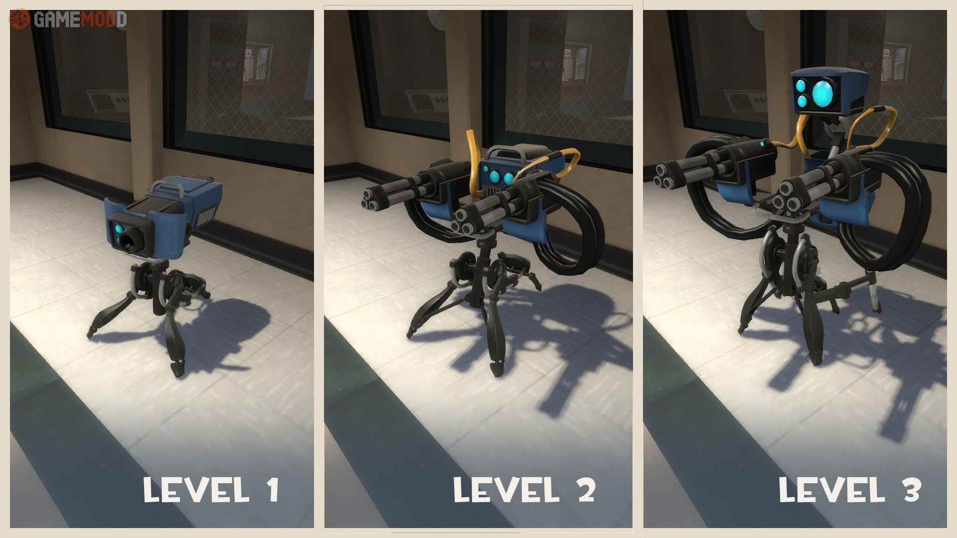 LED Sentry » TF2 Skins Engineer GAMEMODD