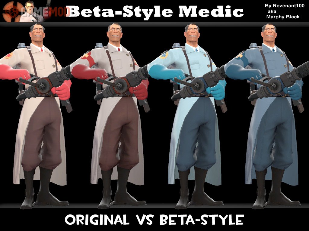 BetaStyle Medic » TF2 Skins All Class GAMEMODD
