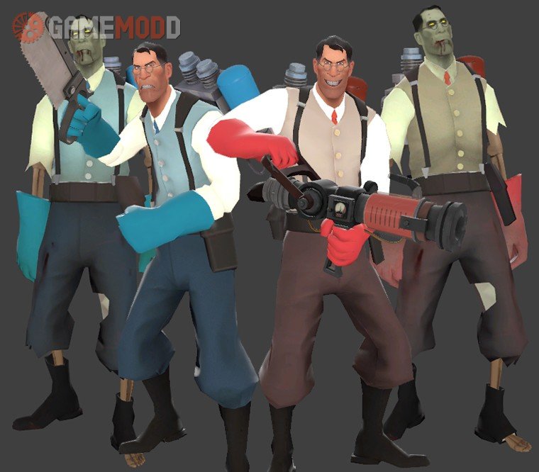 Coatless Medic » TF2 Skins All Class GAMEMODD