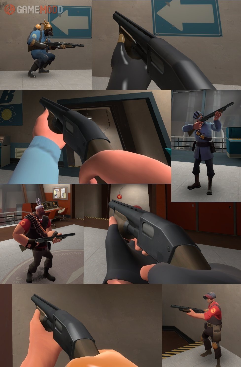 Fulllength shotgun » TF2 Skins Multi Class GAMEMODD