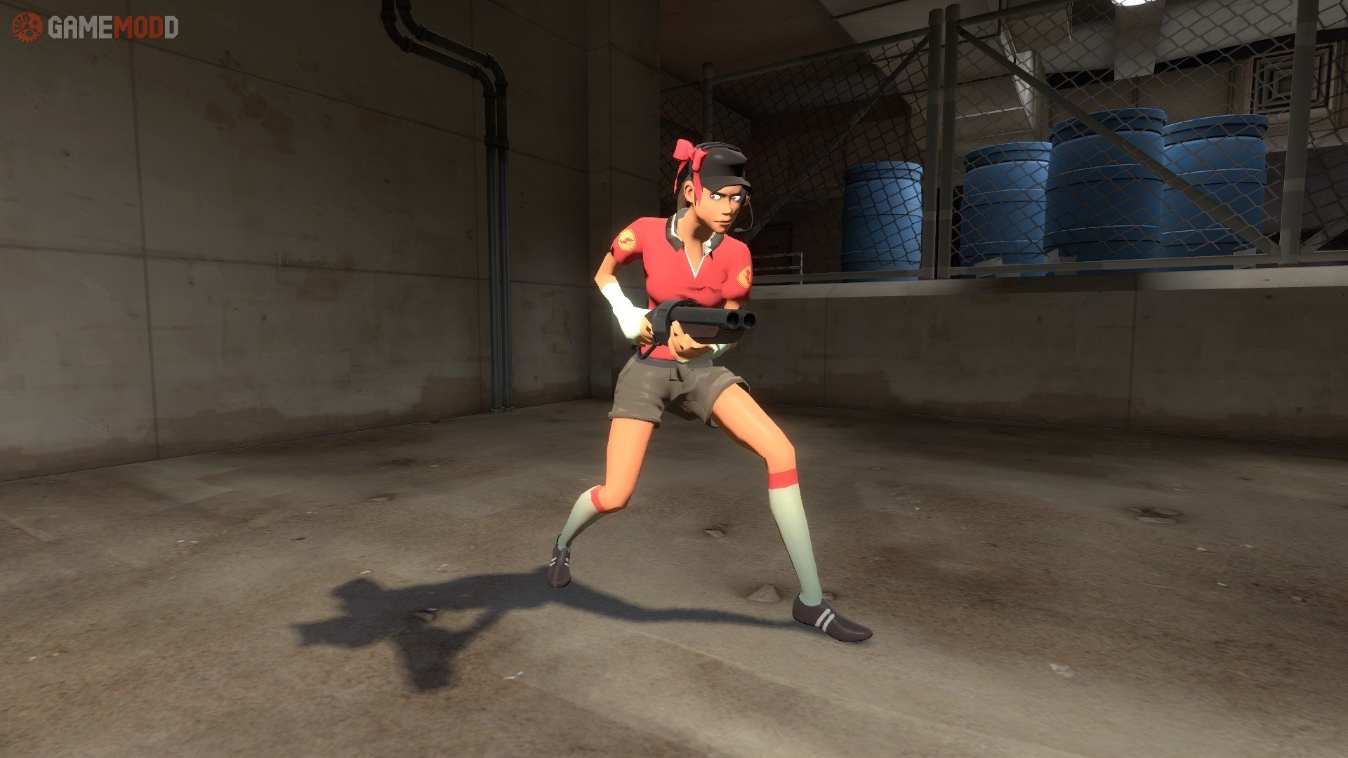 Femscout with shorts » TF2 Skins Scout GAMEMODD